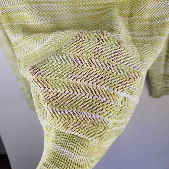 Anthropologie Moth V-Neck Loose Knit Back Raglan Sleeve Sweater sz S - Picture 7 of 11